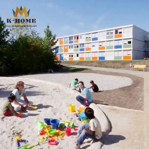 Qualified Steel Structure Prefabricated Container House as Classroom