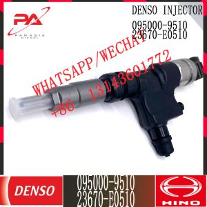 23670-E0510 DENSO Diesel Common Rail Injector 095000-9510 For HINO