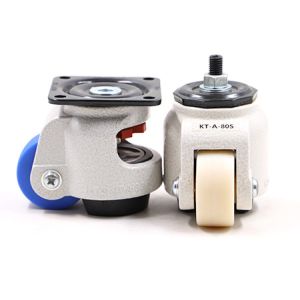 72mm Self Leveling Caster Wheels 670KG For Semiconductor Manufacturing Equipment