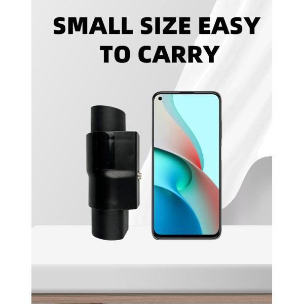 e-mingze Type2 to Type1 EV Charging Adaptor Secure Your Charging with Antiflaming Fireproof Rubber Hose