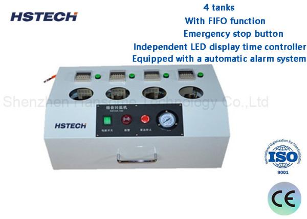 Equipped with a automatic alarm system With FIFO function 4 Tank Solder Paste