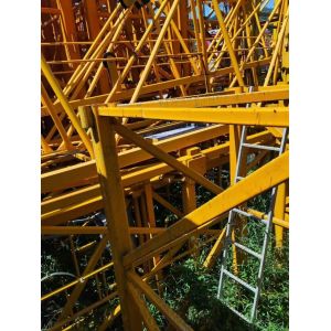 Used 20 Year Old W6013 Tower Crane Maximum Lifting Height 50-100m and Affordabil