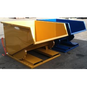 Forklift Attachment Self Dumping Hopper Waste Scrap Metal Recycling Bin Dumpster