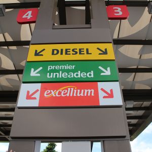 ACM / Aluminum Freestanding Directional Signs 30mm for Building