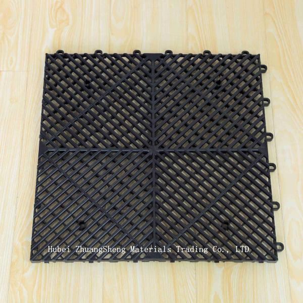 1.8mm Plastic Floor / Plastic Permeable Floor / Modern Interlocking PP Flooring Indoor Sports Plastic Floor Mats