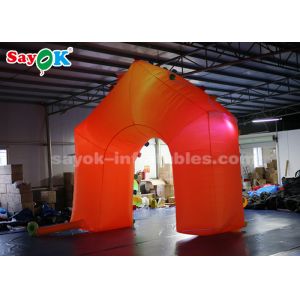 Inflatable Christmas Arch Gingerbread Man Candy Sticks Christmas Inflatable Arch