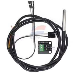 YJJ DS18B20 Digital Temperature Sensor Probe For Water Temperature Detection