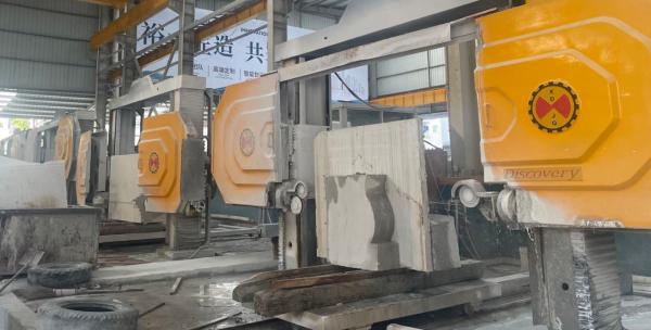 Quality 5 Axis CNC diamond wire saw machine with 360° rotating worktable for 3D shapes for sale
