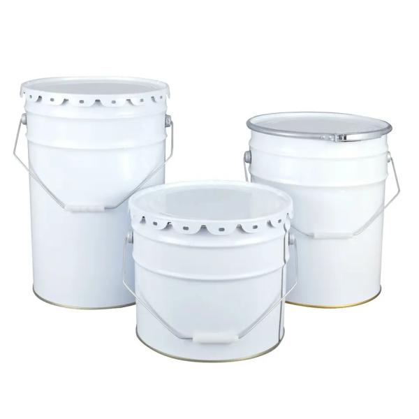 Customized Waterproof Ink Buckets With Rubber Gasket And Customizable Logo
