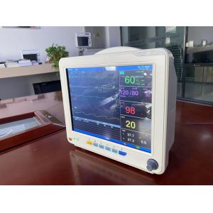 TFT LCD Medical Electronic Vital Signs Monitor With ECG SPO2 NIBP And Temp