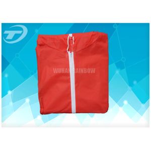 Waterresistance Elastic Cuffs Disposable Paint Coveralls PE Coated PP Fabric