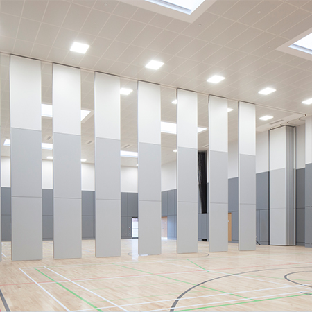 Malaysia Wooden Movable Sliding Partition Walls for Restaurant 85 mm Width