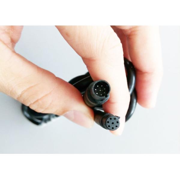 Copper Mini Din Extension Cable 8 Pin For Rear Backup Camera System