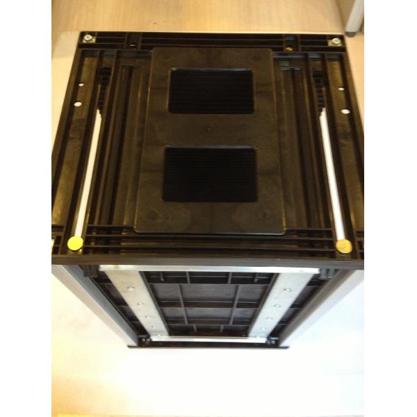 ISO9001 50pcs Plates Plastic Base ESD Magazine Rack