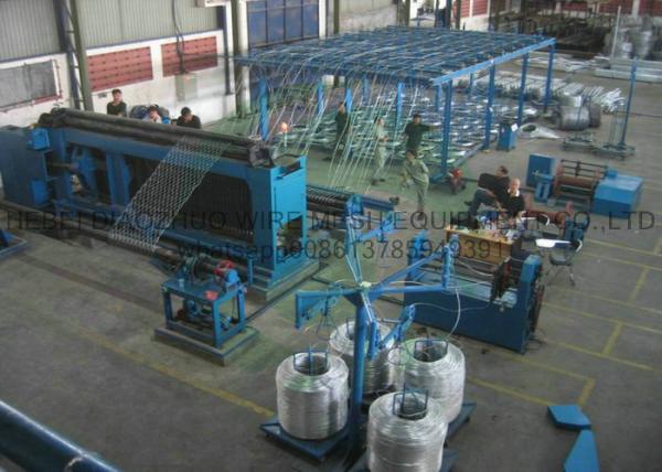 Quality 6x8 Wire Basket Making Machine , Gabion Production Line ISO9001 Approved for sale
