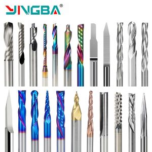 YingBa Factory Sales High Quality 3.175mm-6mm Carbide Single Flute Spiral End