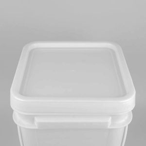 Chemical Resistant Square Plastic Bucket with IML/Thermal Transfer/Screen
