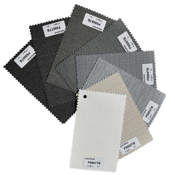 Quality Nex Design 100% Polyester Cheap Price Textured Blackout Roller Up Blinds Fabrics For Home Decoration for sale