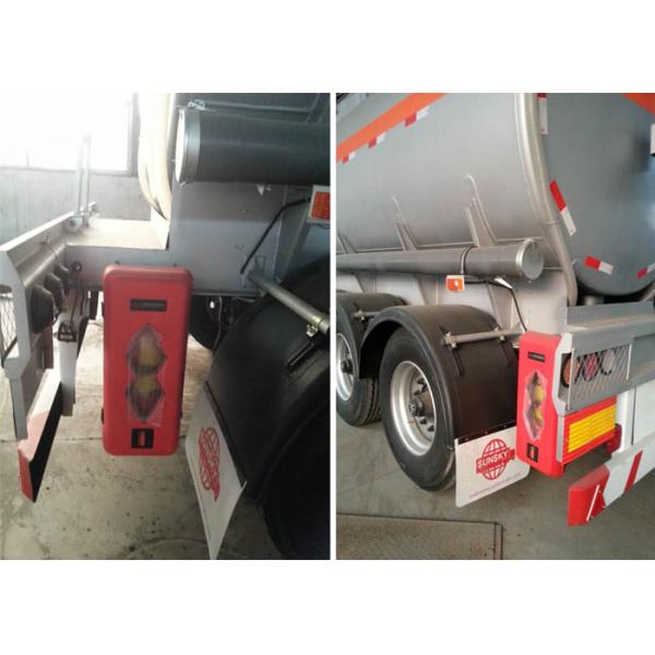 3 Axles 33000 Liters Fuel Tanker Trailer High Durability With BPW Axles