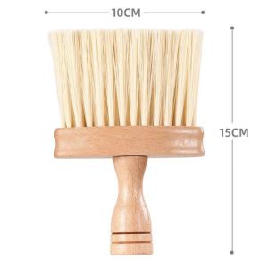 Multifunctional Gap Cleaning Wooden Dust Brush Soft Bristles Keyboard Clean