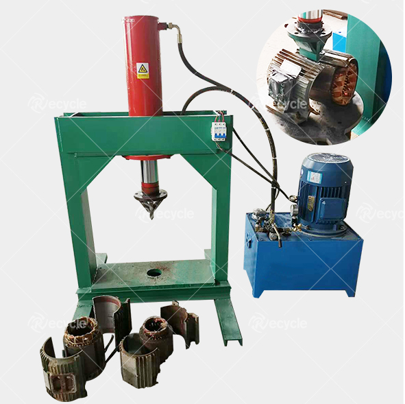 Scrap Motor Stator Copper Wire Pulling Machine for Engine Motor Starter Recycling Design