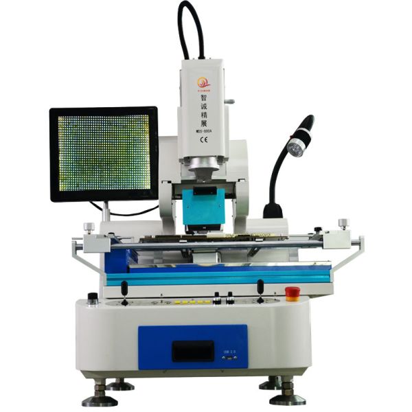Wisdomshow S7 High-Resolution Vision Guided BGA Rework Station with 8-Segment Temperature Control and K-Type Thermocouple Close-Loop for Training Labs