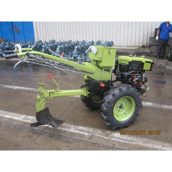 Electric start walking tractor
