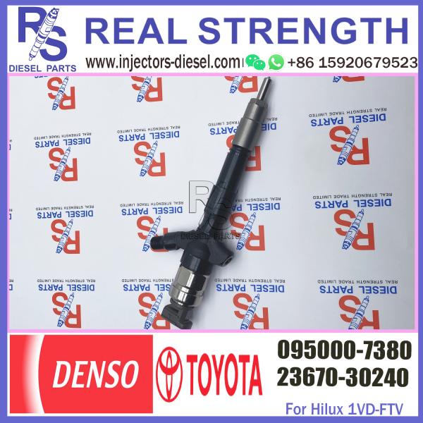 Common rail Injector 23670-30240 095000-7380 For Toyo-ta 2KD-FTV 23670-30240 095000-7380