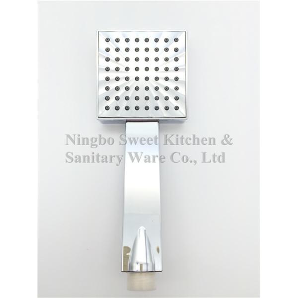 Quality High quality Double face ABS Chrome plating single function shower hand square rain shower kit for sale