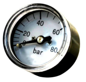 Wholesale Miniature Small Oil Pressure Gauge 0-10bar 25mm Dia 1/8&quot;Npt from china suppliers