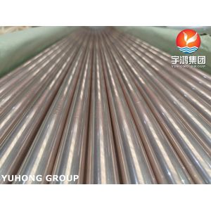 Wholesale ASTM B111 C70600 Seamless Tubes Eddy Current Tested for Heat Exchanger Marine &amp; Petrochemical Industry from china suppliers