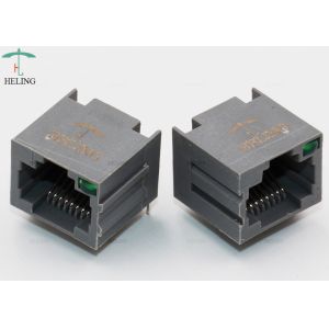 Unshielded RJ45 Ethernet Connector Modular Jack 1 X 2 Ports For Network Repeater