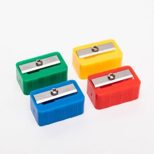 Wholesale PS Basic 8mm Plastic Rectangle Pencil Sharpener Mn Steel from china suppliers