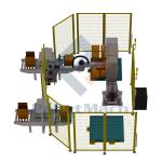 Robotic Programming Language Robotic Palletizer for Carbon Steel Baking Varnish