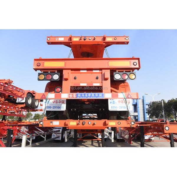 20ft to 40ft Extendable Moving Intermodal Chassis Trailer for Container Distribution
