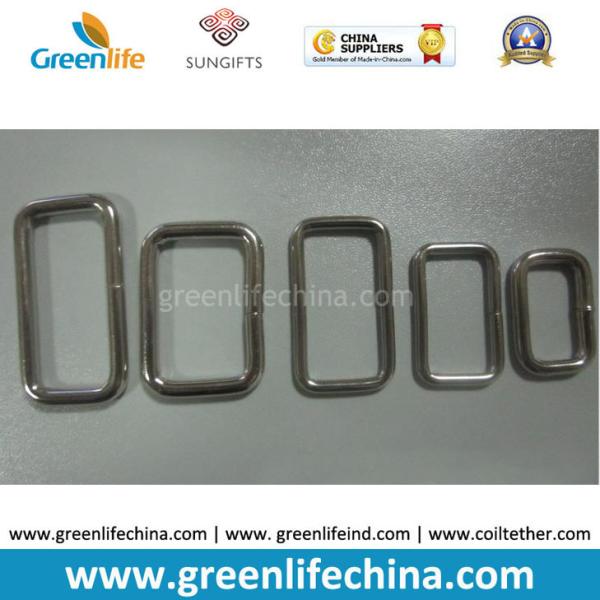Quality Metal Rectangle Ring High Quality Fastener for Bag Wallet Using Hareware in Various Sizes for sale
