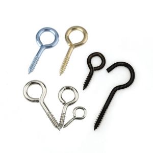 Wholesale Custom Galvanized Steel Light Open Eye Hook Screw from china suppliers