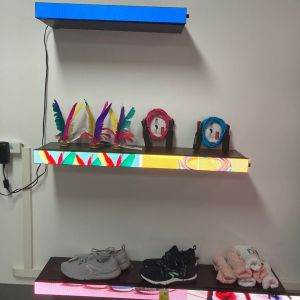 Long Narrow Shelf Advertising Screen Stretch Bar Led Display Digital Signage P1