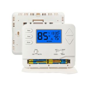Non-Programmable Heat Pump Thermostat for Home up to 2 Heat and 1 Cool