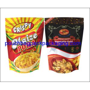 Foil stand up pouch, stand up bag, doypack for food packaging 12LBS