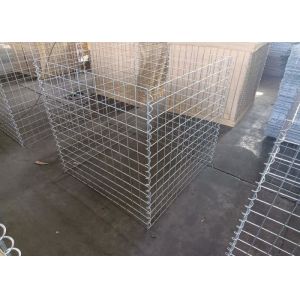 China 50x50mm Galvanized Military Sand Barrier with 4mm Mesh Wire on sale
