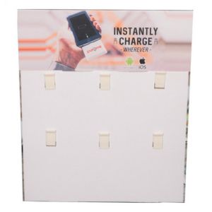 CCNB Cardboard Countertop Displays With Hooks Matt Lamination