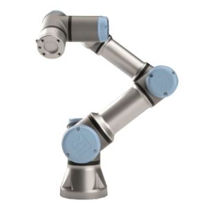 UR 3e collaborative table-top robot used to picking, assembling, and placing