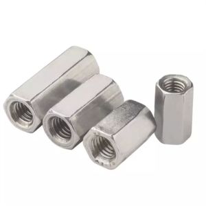 Hex Nut Stainless Steel 304 316 Threaded Long Nuts Hexagonal Sleeve
