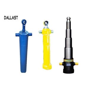 Vertical Hydraulic Ram Single Acting Telescopic Hydraulic Cylinders Multi Stage