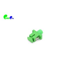 SC APC Female - FC APC Female SX Hybrid Fiber Optic Adapter With Green Color