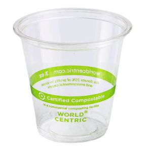 Wholesale Water Compostable Biodegradable PLA Cups Transparent Plastic Custom from china suppliers