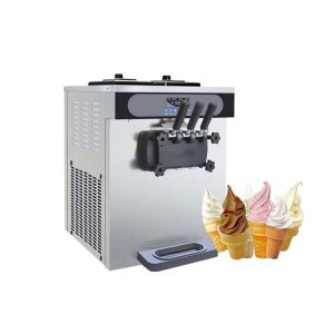 Vertical Commercial Portable Soft Serve Ice Cream Machine Maker Touch Screen Ice