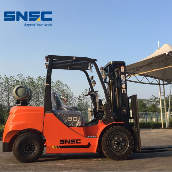 Japan Nissan Engine Snsc 3ton LPG Forklift with Load Center 500mm Ordinary