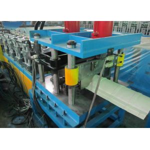 China Ridge Cap Roll Forming Machine PPGI Color Steel Corrugated Roof Sheet on sale